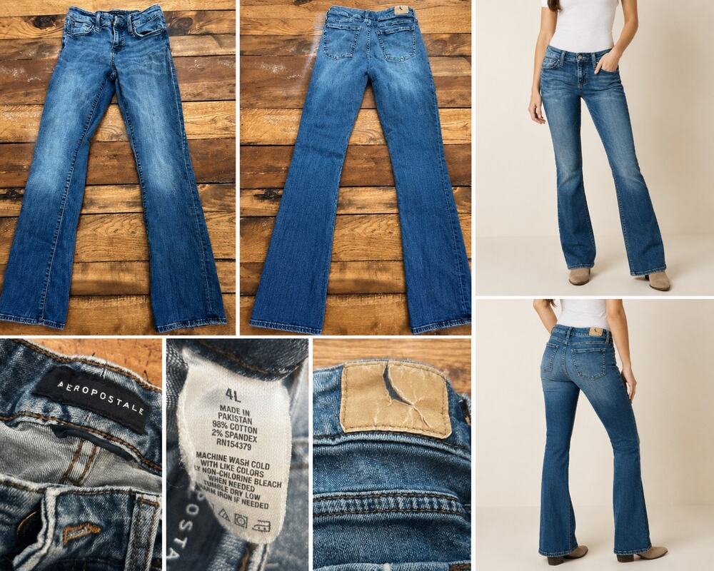 Aeropostale Y2K Bootcut Flare Jeans 4L